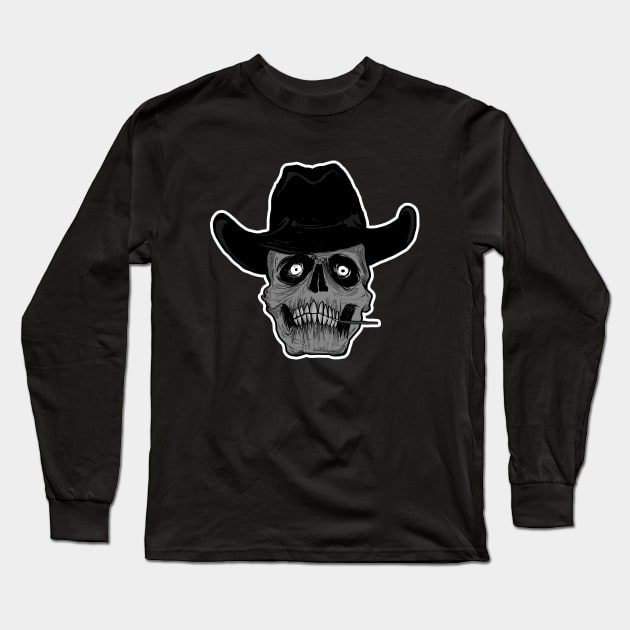 Wild Skeleton Long Sleeve T-Shirt by DeathAnarchy